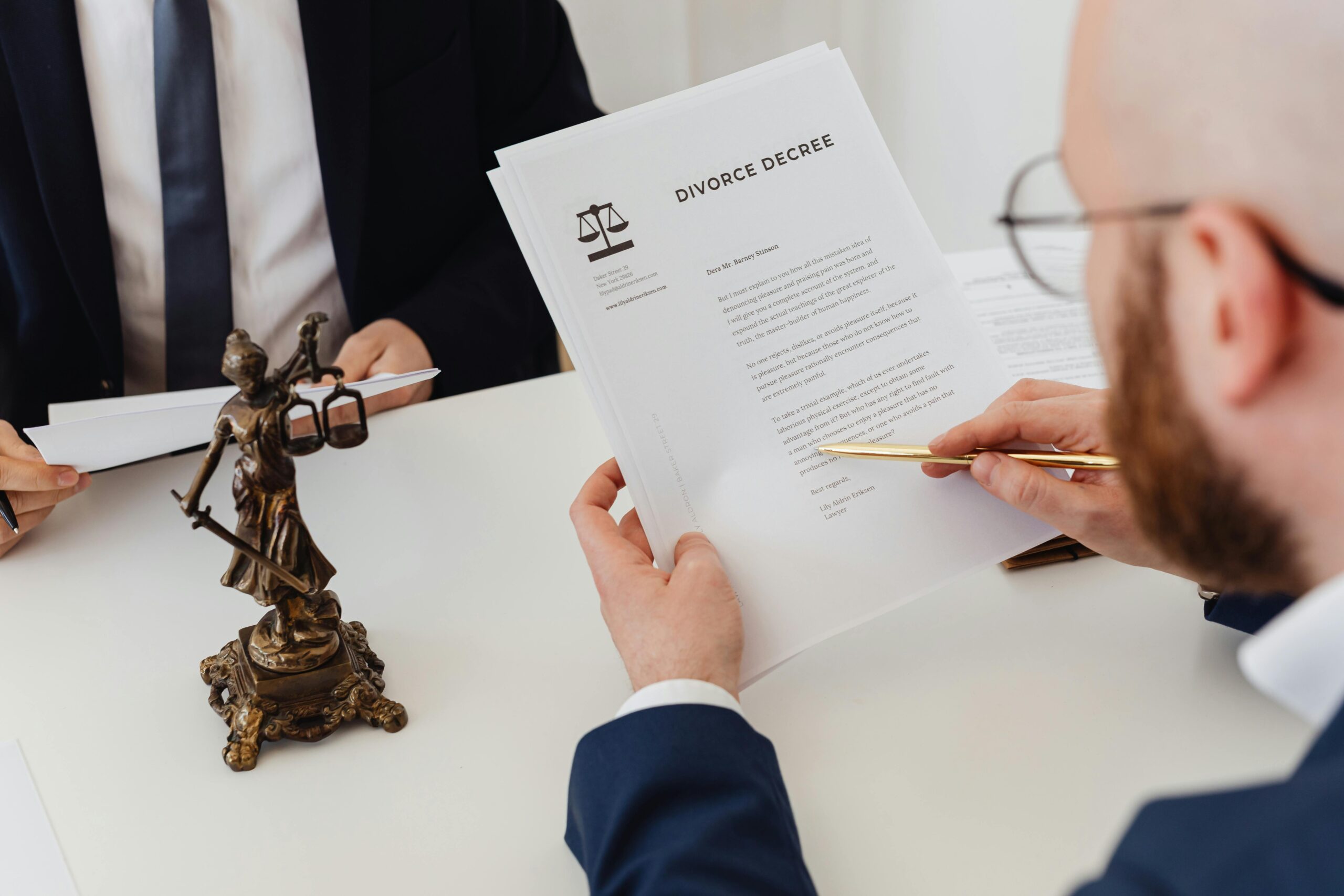 Read and interpret a legal document and provide advice